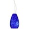 Besa Lighting Pera 9 Cord Pendant, Blue Cloud, Satin Nickel Finish, 1x100W Incandescent 1KX-412686-SN - alternate 1